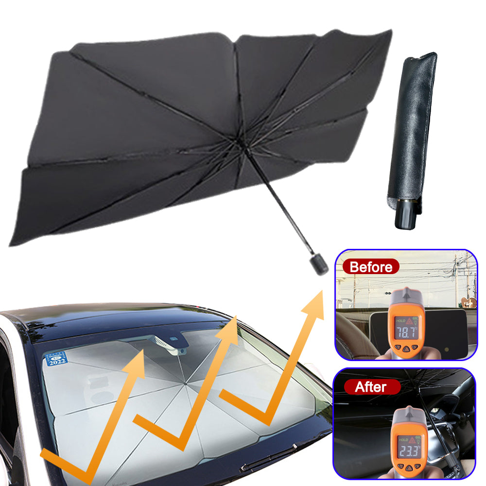 Foldable Car Windshield Sun Shade – Blocks UV & Heat, Keeps Your Car Cool